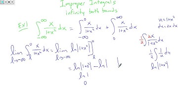 improper integral infinity both bounds