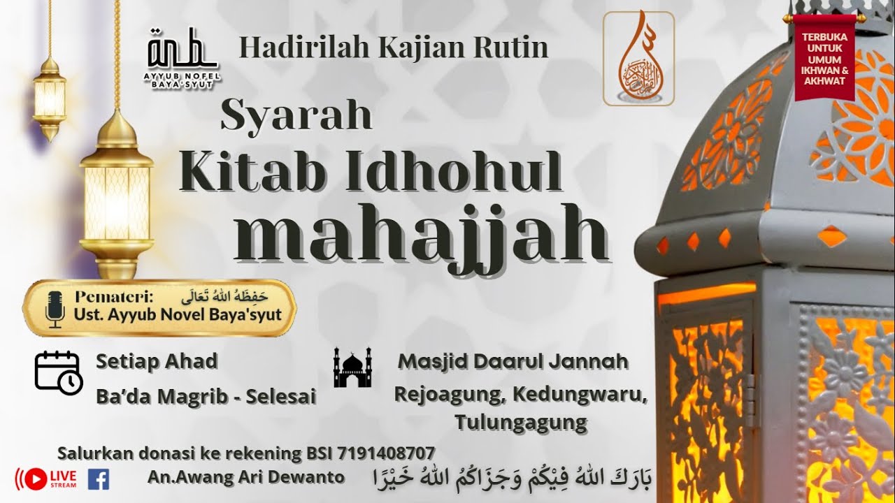 [BAB : PENDAHULUAN, PENGENALAN TTG SALAF & SUNNAH SERTA PENGIKUTNYA] - Lanjutan