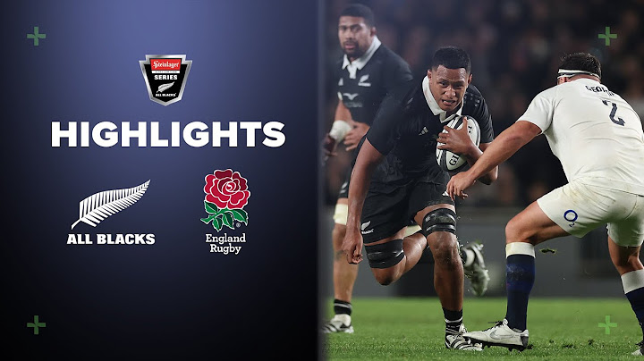 HIGHLIGHTS | All Blacks v England | Auckland, 2024
