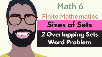 1.3 Sizes of Sets--2 Overlapping Sets Word Problem (Video 3) | Finite Mathematics
