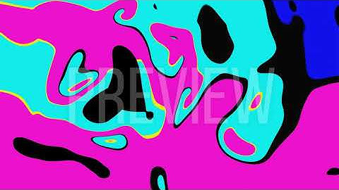 Abstract Pink, Blue, Cyan and Black Waves (seamlessly looping animated background)