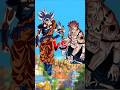 Goku vs sukuna#animecomparison#dragonball#jujutsukaisen#jjk#animeshorts#anime#shorts#shortsfeed