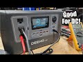 Deeno portable power station review 1500w output 1036wh lifepo4 battery