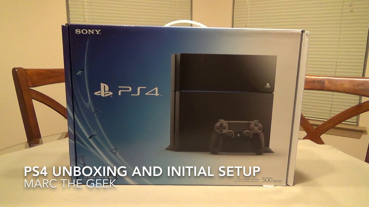 PlayStation 4 Pro Unboxing, Setup and First Impressions 