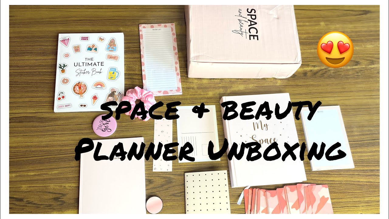 Space and Beauty Planner 2022 Unboxing | 😍