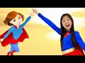 Superheroes Song | Emma Pretend Play Nursery Rhymes & Kids Songs