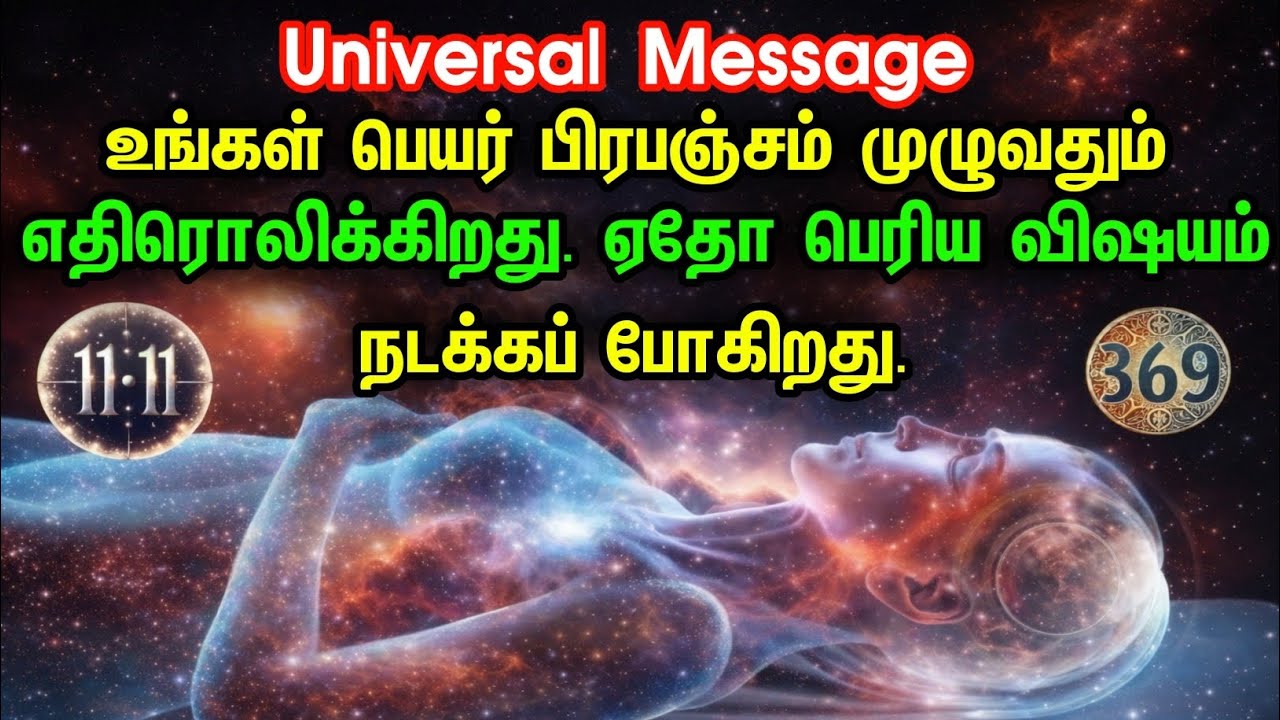 நீங்கள் ஏன் தேர்ந்தெடுக்கப்பட்டீர்கள்? | பிரபஞ்சத்தின் ரகசிய செய்தி | அண்ட அழைப்பு | ஆன்மீக 