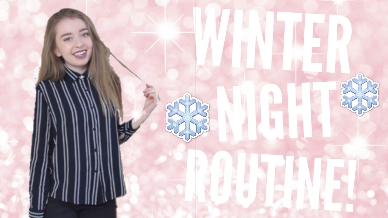 WINTER NIGHT ROUTINE 2016 AND GIVEAWAY! - YouTube