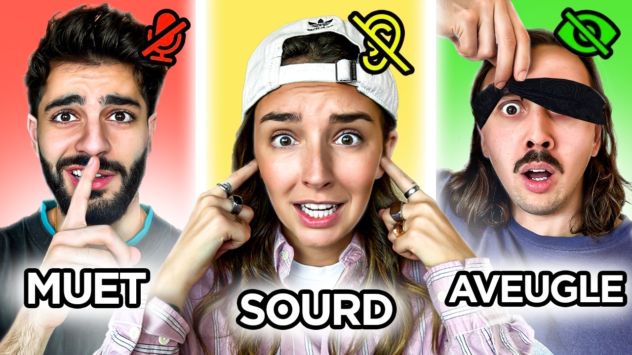 1 AVEUGLE, 1 SOURD ET 1 MUET EN CUISINE ! (feat. Gurky et Shahin)