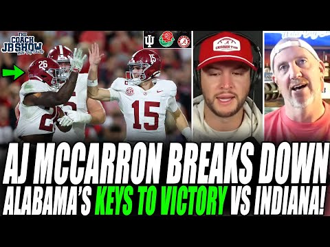 AJ McCarron Breaks Down Alabama S KEYS TO VICTORY Vs Indiana 