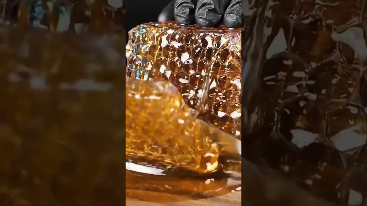 Knife is strong 4🔪 , Cutting glass honeycomb 