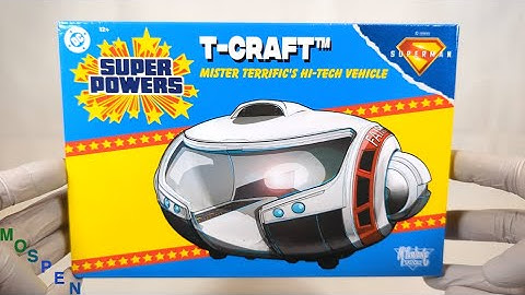 (ASMR) McFarlane Toys/DC Direct: Super Powers: T-Craft Vehicle (2025 Film) Unboxing!