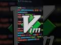 History of vim under 60 seconds