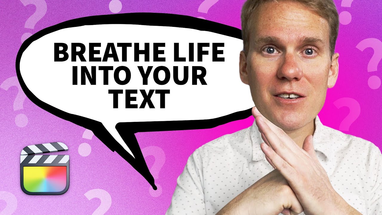 How To Move Text In Final Cut Pro - YouTube