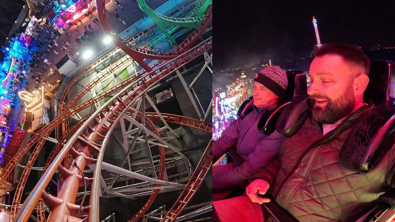 Катание на мюнхенской петле в лондонской зимней стране чудес в Гайд-парке