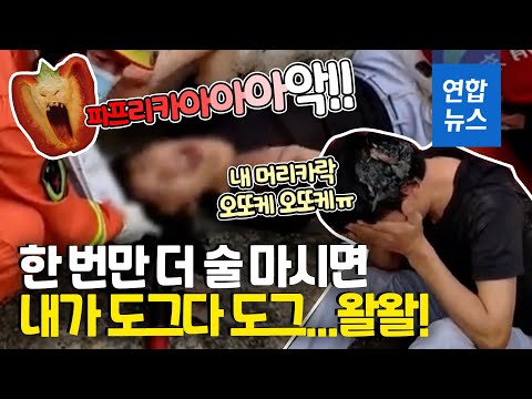 머리카락 어쩔…<strong>술</strong> 취해 길에서 자면 안 되는 <strong>이유</strong> / 연합뉴스 (Yonhapnews)