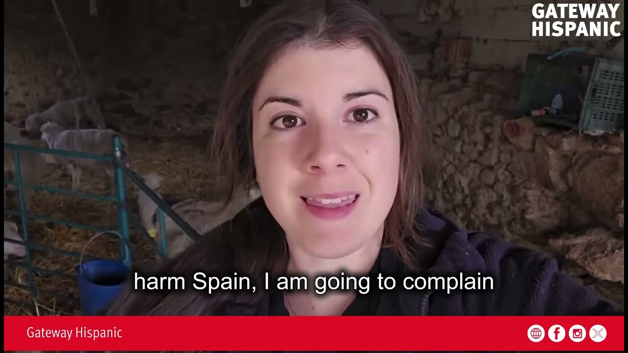 Joven ganadera estalla y pide que España salga de la Unión Europea