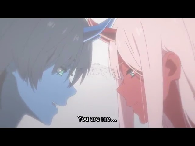 Zero two and Hiro death || Darling In The Franxx class=