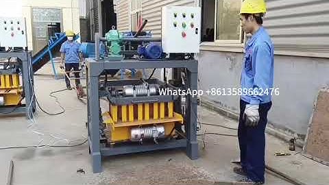 QTJ4-40 concrete cement block making machine solid hollow block moulding machine low price in Kenya