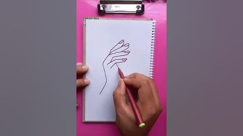 how to draw hand easily #learn #satisfying #drawingforbeginners #shorts