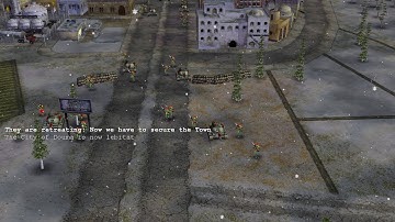 Command & Conquer Generals Zero Hour custom map singleplayer (Liberating the Villages) by (Owais)
