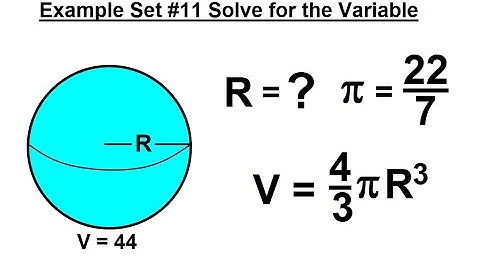 Algebra - Ch. 20: Simplifying Radical Expressions (15 of 15) Example Set #11 Solve for R=?