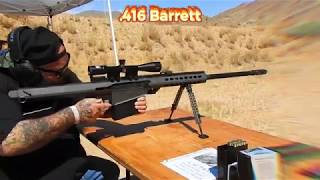 California Compliant .416 Cal Barrett - Slow Motion - Long Range - Sniper - Rifle