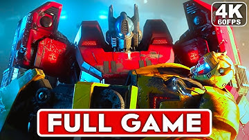 TRANSFORMERS FALL OF CYBERTRON Gameplay Walkthrough Part 1 FULL GAME [4K 60FPS PC] - No Commentary