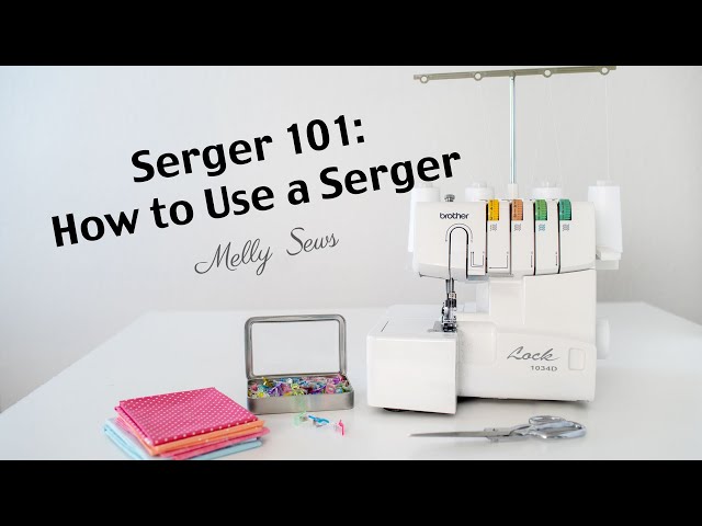 Online Serger Beginner 101 Sewing Lesson. Types of Serger Threads