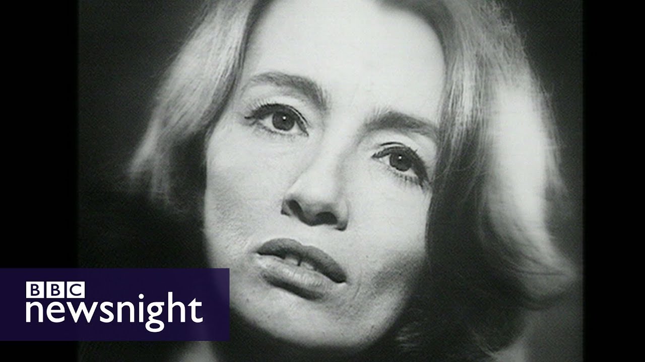 Interview With Christine Keeler In 1980 Newsnight Archives Youtube