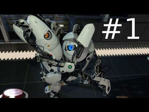 Portal 2 Peer Review DLC Walkthrough with Sp00n Part 1 - Just Like Old Times