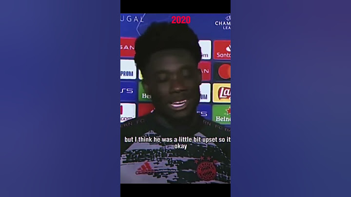 Alphonso Davies and Messi