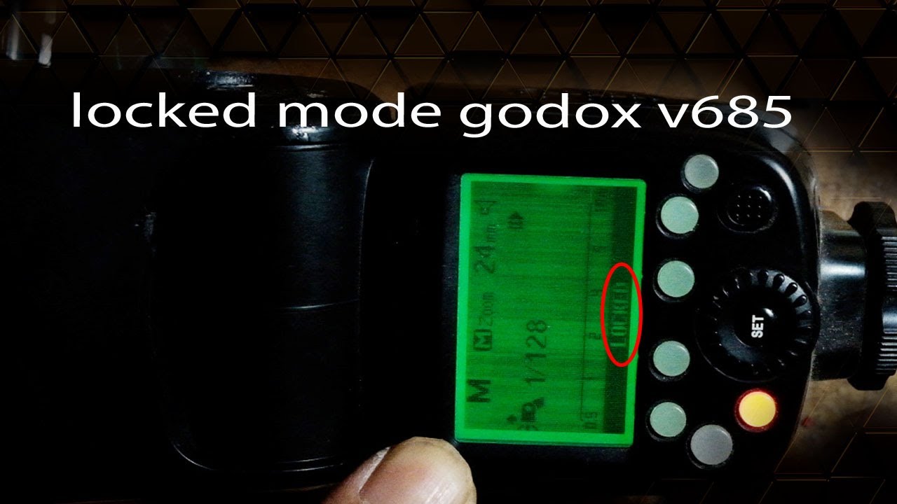 how to open locked godox v685 YouTube