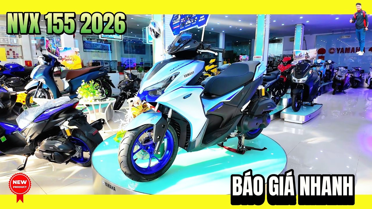 NVX 155 Tubor All New 2025 “BẠC XANH” ▶ Báo giá nhanh NVX 155 2026 tháng 3 🔴 GIÁ XE MÁY VLOGS