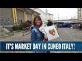 Italy Slow Travel - Market day in Cuneo Piemonte