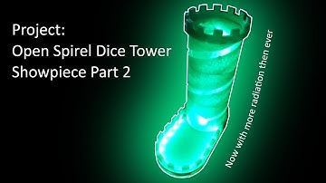 Project: Open Spiral Dice Tower Showpiece Part 2 - free 3d print files