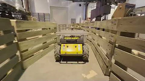 Row Centering using RGB-D camera - Clearpath Robotics Husky