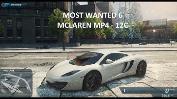 Need For Speed Most Wanted 2012 - MostWanted 6 ( MCLAREN MP4 - 12C )