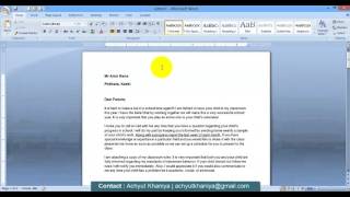 How to use Mail Merge  Microsoft Word 2007, 2010, 2013.