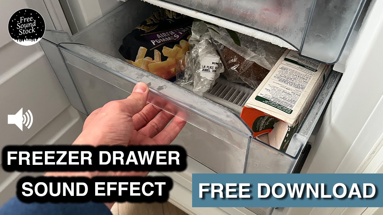 Opening/Closing Freezer Drawer Sound Effect Freezer Sounds YouTube