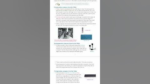 Class 5th, Computers, chapter 1, History of Computer, part 3.(bachhaon,branch)