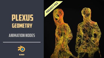 Create Plexus geometry using animation nodes [Blender 2.8+]