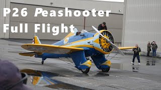 P26 Peashooter Full Flight (2024)