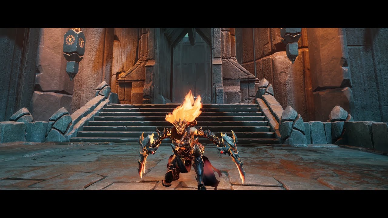 Darksiders 3 Ionos Boss Fight Fury S Abyssal Armor Keepers Of The Void Dlc Youtube