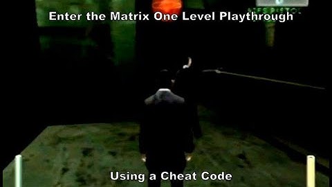 Enter The Matrix One Level Playthrough using a Ps2 Cheat Code :D #Playstation #Sony #Ps2 #Gaming