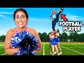 Transforming Football Players into Cheerleaders!