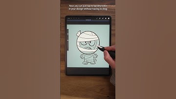 Procreate Tips #5: A Quicker Way to Color Drop!  #shorts