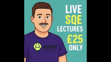 What are our Smart SQE Live-streamed Lectures?