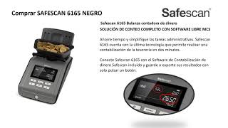 safescan 6165 negro contador de dinero screenshot 3