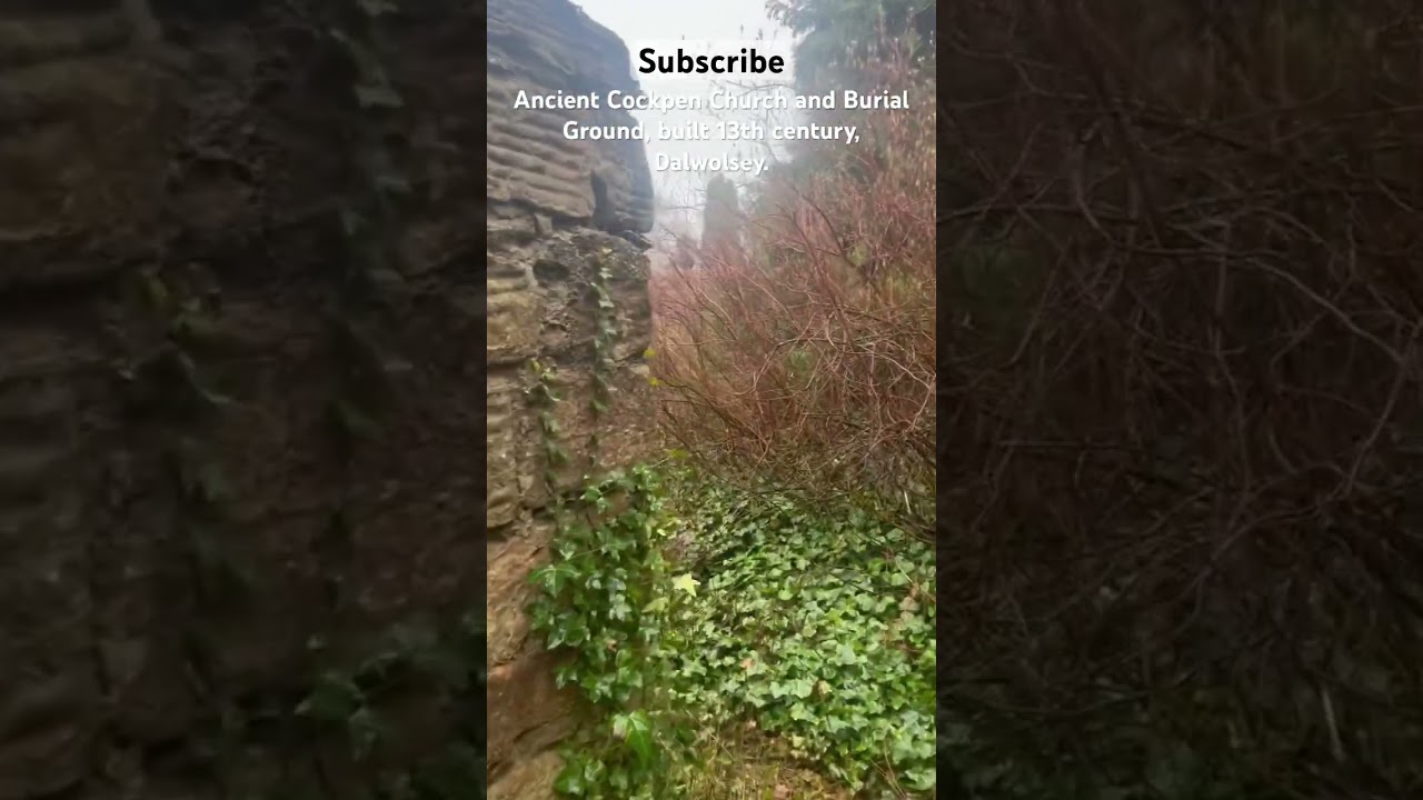 Ancient 13th century church & burial ground of Cockpen. 